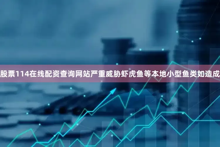股票114在线配资查询网站严重威胁虾虎鱼等本地小型鱼类如造成